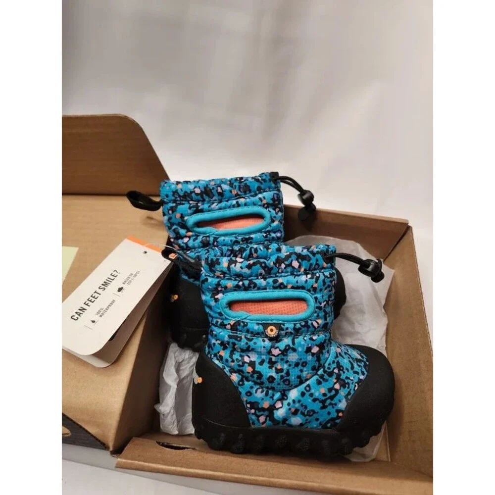 Bogs Kids B-Moc Snow Lil T Waterproof Winter Boots Toddler 6